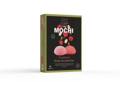Mochi cu Zmeură și Fistic (198g)